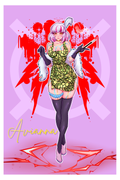 Limited Edition Avianna Pinup Bloodblegum